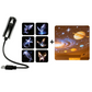 🌙⭐ USB‑s csillag‑ és holdvetítő lámpa – varázslatos éjszakai fény otthonodba ✨