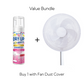 🌀 Ventilátor-tisztító spray – szétszerelés nélkül. A hab feloldja a port. Minden típusú ventilátoron hatékony! ✨