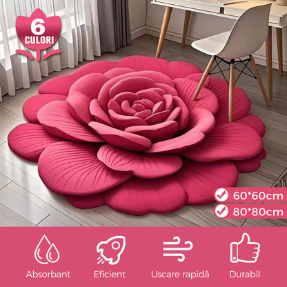 💥 Reducere Fierbinte🌸Covoraș cu model floral din pluș sau pământ de diatomee