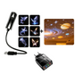 🌙⭐ USB‑s csillag‑ és holdvetítő lámpa – varázslatos éjszakai fény otthonodba ✨