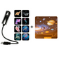 🌙⭐ USB‑s csillag‑ és holdvetítő lámpa – varázslatos éjszakai fény otthonodba ✨