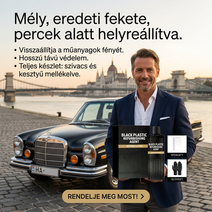 🔥Hosszú hatástartamú műanyagfelújító készlet autókhoz