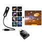 🌙⭐ USB‑s csillag‑ és holdvetítő lámpa – varázslatos éjszakai fény otthonodba ✨