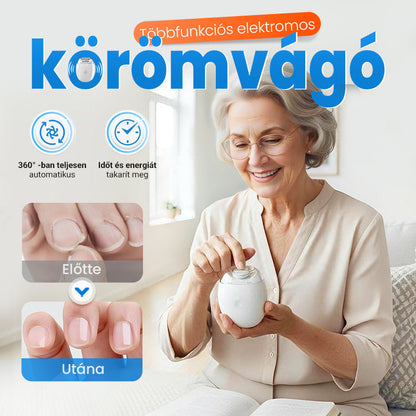 🎉 Elektromos körömvágó - Biztonságos, nem sértheti a köröm⚡