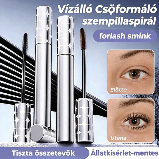 💖 Vízálló szempillaspirál, amely nem maszatolódik, hosszú és ívelt szempillákért