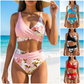 🌸 Nyomtatott bikini szett – 2 részes, női, strand – Utánvét ✨