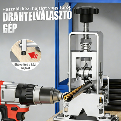 🔥1-25 mm-es vezetékekhez való huzalhámozó gép