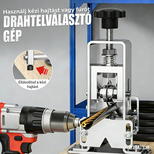 🔥1-25 mm-es vezetékekhez való huzalhámozó gép