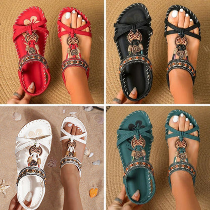 🔥 Bohém stílusú női szandálok – Nyári trend 2026👡