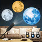 🌙⭐ USB‑s csillag‑ és holdvetítő lámpa – varázslatos éjszakai fény otthonodba ✨