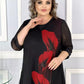 💖Rochie elegantă și sofisticată din șifon negru