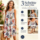 👗Elegáns, ujjatlan, virágmintás női ruha