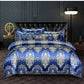 🔥Livrare gratuita 🌟- Luxury 4 Piece Satin Jacquard Bedroom Set