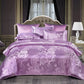 🔥Livrare gratuita 🌟- Luxury 4 Piece Satin Jacquard Bedroom Set