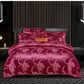 🔥Livrare gratuita 🌟- Luxury 4 Piece Satin Jacquard Bedroom Set
