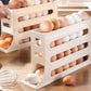 🥚 4 szintes, döntött tojástároló állvány – ✨ Helytakarékos, sérülésmentes rendszerezés és zökkenőmentes, átlátható konyhai élmény 🛡️🍳