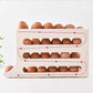 🥚 4 szintes, döntött tojástároló állvány – ✨ Helytakarékos, sérülésmentes rendszerezés és zökkenőmentes, átlátható konyhai élmény 🛡️🍳