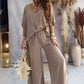 ✨2025 Produse noi💖Doamnelor Casual Loose Loose costum de culoare solidă