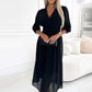 👗Pointed Neckline Lightweight Chiffon Rochii pentru femei