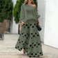 👗Femei Loose Dot Print Casual Suit Casual pentru femei