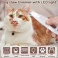 🐱Aparat de ras impermeabil reîncărcabil pentru animale de companie cu lumini LED