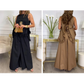 👗 Set cooler fără mâneci pentru femei cu talie elastică