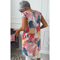 💖Fluture imprimat vrac genunchi lungime rochie