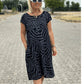 🎁👗Rochie tipărită Boho Vintage Casual