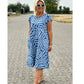 🎁👗Rochie tipărită Boho Vintage Casual