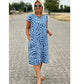 🎁👗Rochie tipărită Boho Vintage Casual