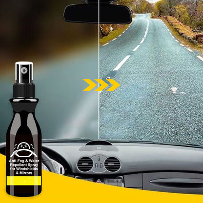 Szélvédő- és visszapillantó-tükör páramentesítő és víztaszító spray