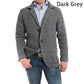 🔥Men's Solid Colour Lapel Knit Long Sleeve Jacket
