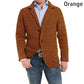🔥Men's Solid Colour Lapel Knit Long Sleeve Jacket