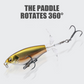 🐠 6.5g/12g propeller felszíni csali bionikus halhorog 🎣
