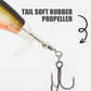 🐠 6.5g/12g propeller felszíni csali bionikus halhorog 🎣