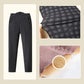 Femei confortabile cald îngroșat Stretch căptușit Plaid pantaloni