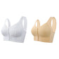 【1+1 ingyenes】👙Női lélegző plus size melltartó, elöl csipkés záródással💖