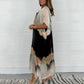 👗Femei confortabil casual sifon dip dye rochie