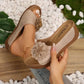 🌸Női Kényelmes Virágos Slip-On Szandálok