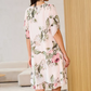 Rochie de primăvară și vară din șifon imprimat