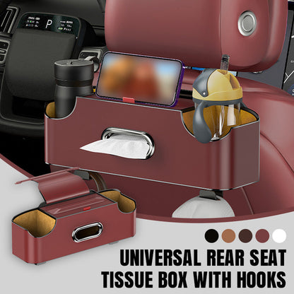 🚗Hátulra rögzíthető, akasztós univerzális szalvétatartó