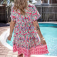 Rochie Boho Resort cu decolteu în V