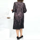 Rochie midi de seară A-Line cu paiete pentru femei