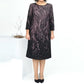 Rochie midi de seară A-Line cu paiete pentru femei