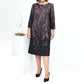 Rochie midi de seară A-Line cu paiete pentru femei