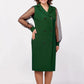 💖Dantelă Dot Thin Sleeve Slim Fit Rochie