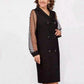 💖Dantelă Dot Thin Sleeve Slim Fit Rochie
