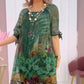 Rochie florală cu mânecă de liliac