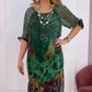 Rochie florală cu mânecă de liliac