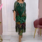 Rochie florală cu mânecă de liliac
